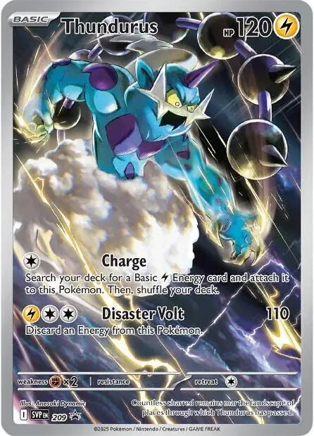 Scarlet & Violet Promo Thundurus #209